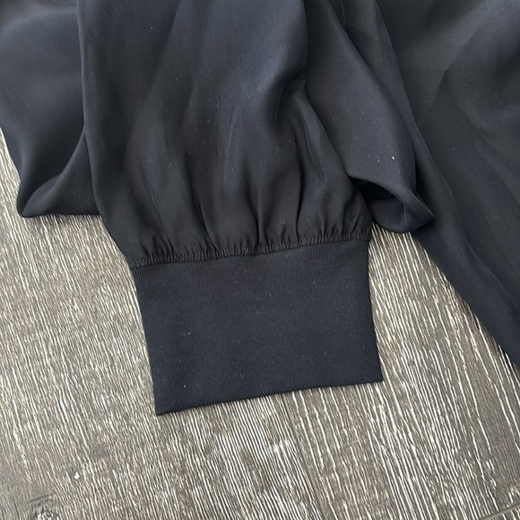 ATM 100%silk jogger style black pants size:xs - Picture 4 of 8